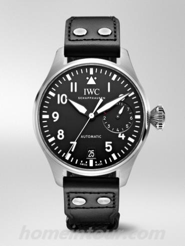 万国IW501001飞行员系列-黑色表带/表径46.2mm