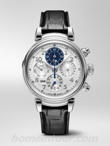 万国IW392104达文西系列-黑色表带/表径43mm