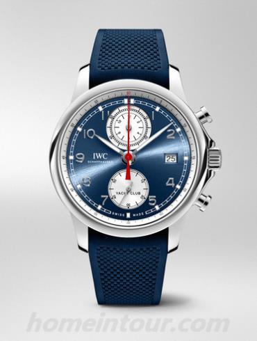 万国IW390507葡萄牙系列-蓝色表带/表径43.5mm