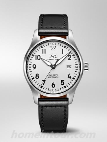 万国IW327012飞行员系列-黑色表带/表径40mm