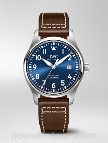 万国IW327010飞行员系列-棕色表带/表径40mm