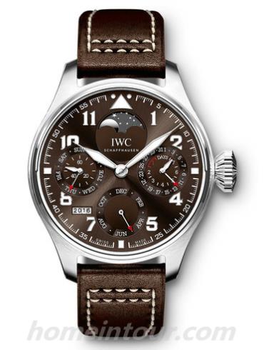 万国IW 503801男表-棕色表带/表径46.2mm