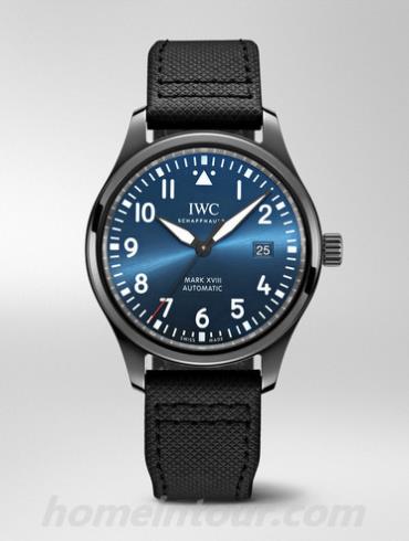 万国IW324703男表飞行员系列-黑色表带/表径41mm