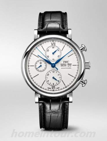 万国IW391024男表柏涛菲诺系列-黑色表带/表径42mmmm