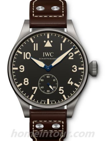 万国IW510401男表飞行员系列-黑色表带/表径55mm