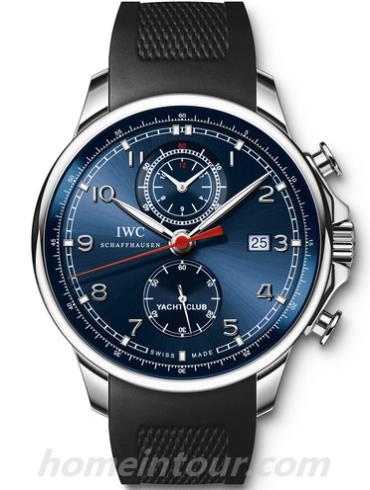 万国IW390213男表葡萄牙系列-黑色表带/表径45.4mm