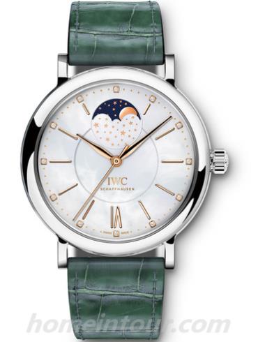 万国IW459007男表柏涛菲诺系列-绿色表带/表径37mm