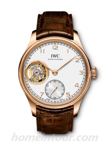 万国IW546302男表葡萄牙系列-棕色表带/表径43mm