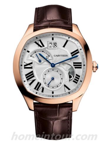 卡地亚WGNM0005男表DRIVE DE CARTIER-棕色表带/表径40×41mm