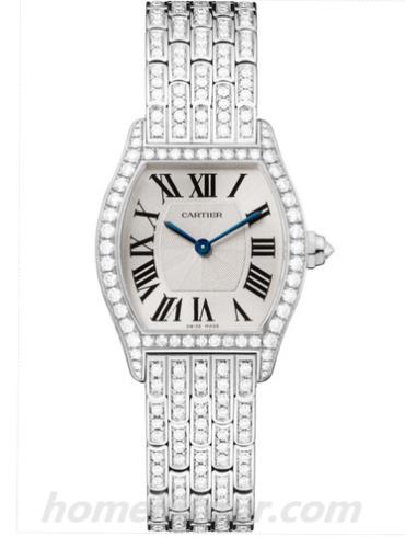 卡地亚HPI00778女表Tortue系列-银白色表带/表径30 x24mm