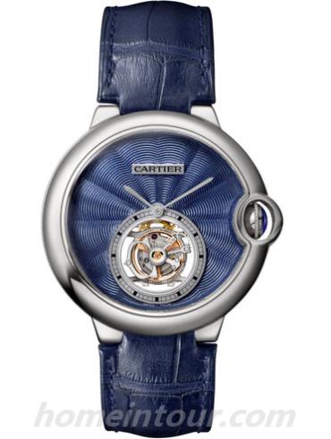 卡地亚W6920105女表蓝气球Ballon Blue系列-深蓝色表带/表径39mm