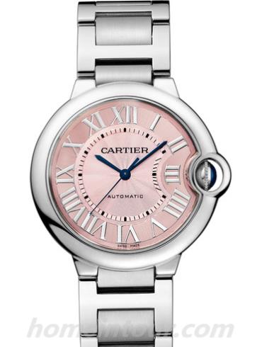 卡地亚W6920041女表Rotonde系列-银色表带/表径36.6mm