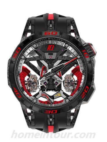 罗杰·杜彼RDDBEX0765男表Excalibur王者系列-黑色表带/表径47mm