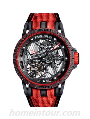 罗杰·杜彼RDDBEX0572男表Excalibur王者系列-红色表带/表径45mm