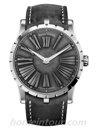 罗杰·杜彼RDDBEX0500男表Excalibur王者系列-深灰色表带/表径42mm