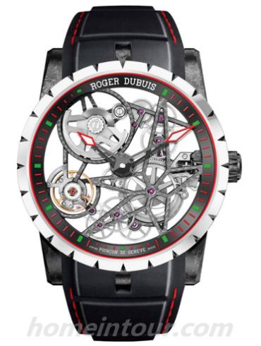 罗杰·杜彼RDDBEX0610男表Excalibur王者系列-黑色表带/表径42mm