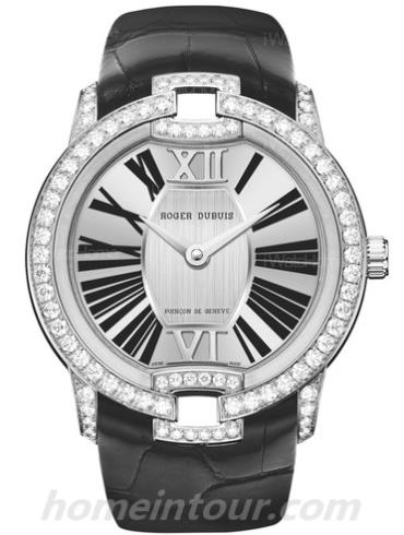 罗杰·杜彼RDDBVE0021男表Velvet系列-黑色表带/表径36mm