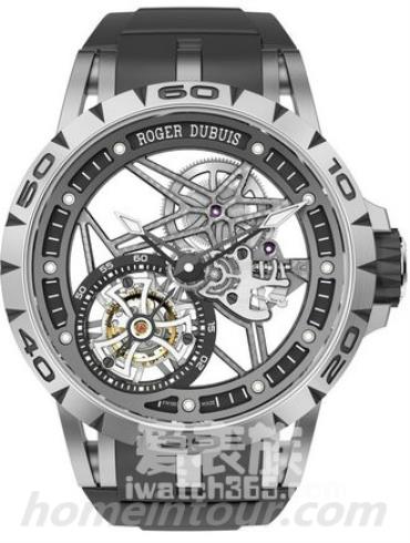 罗杰·杜彼RDDBEX0479男表Excalibur王者系列-黑色表带/表径45mm