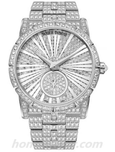 罗杰·杜彼RDDBEX0417男表Excalibur王者系列-银色表带/表径36mm