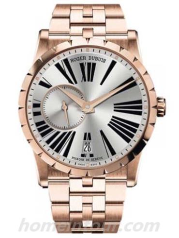 罗杰·杜彼RDDBEX0450男表Excalibur王者系列-金色表带/表径42mm