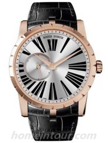 罗杰·杜彼RDDBEX0351男表Excalibur王者系列-黑色表带/表径42mm