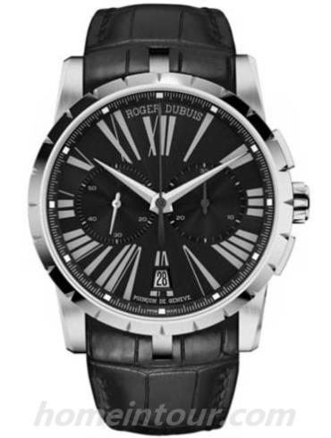 罗杰·杜彼RDDBEX0387男表Excalibur王者系列-黑色表带/表径42mm