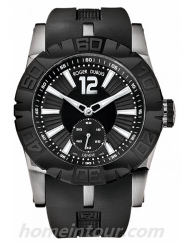 罗杰·杜彼RDDBSE0271男表Hommage系列-黑色表带/表径46mm