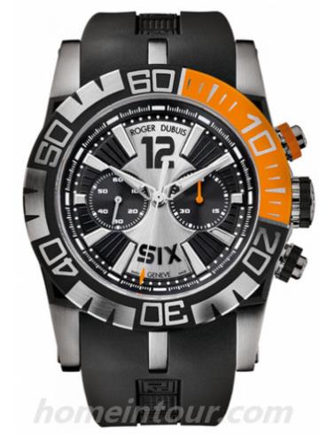 罗杰·杜彼RDDBSE0254男表Hommage系列-黑色表带/表径46mm