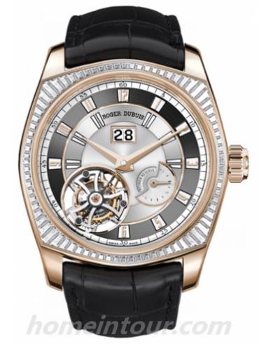 罗杰·杜彼RDDBMG0014男表La Monégasque系列-黑色表带/表径44mm