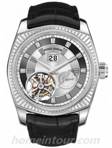 罗杰·杜彼RDDBMG0013男表La Monégasque系列-黑色表带/表径44mm