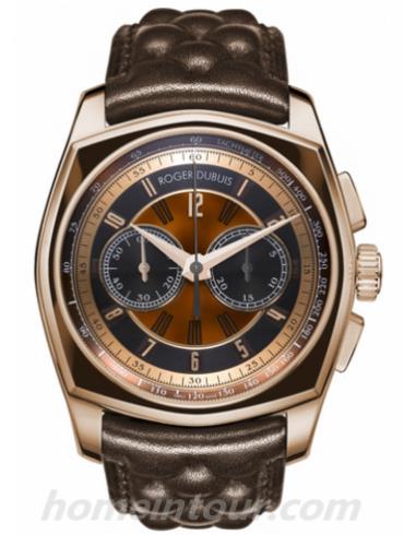 罗杰·杜彼RDDBMG0007男表La Monégasque系列-黑色表带/表径44mm