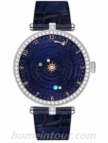 梵克雅宝Planetarium女表诗意复杂功能系列-表带/表径38mm