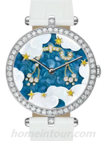 梵克雅宝VCARO4I700女表非凡表盘腕表系列-白色表带/表径38mm