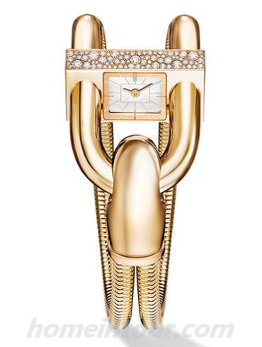 梵克雅宝VCARO4IL00女表Cadenas系列-黄色表带/表径26x14mm