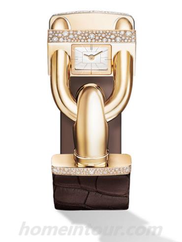 梵克雅宝VCARO4IJ00女表Cadenas系列-巧克力色表带/表径17x26 mm mm