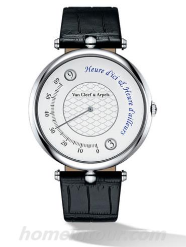 梵克雅宝VCARO4II00男表Pierre Arpels系列-黑色表带/表径42mm