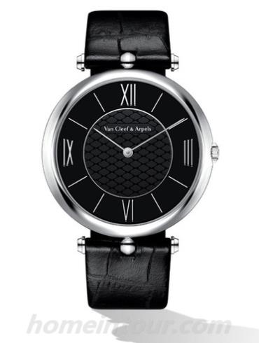 梵克雅宝VCARO4HV00女表Pierre Arpels系列-黑色表带/表径38mm