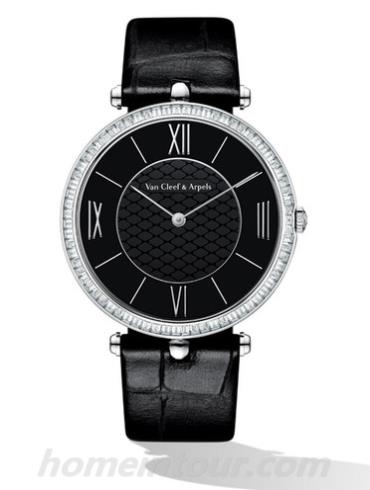 梵克雅宝VCARO4HW00女表Pierre Arpels系列-黑色表带/表径38mm