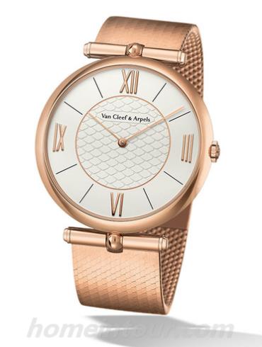 梵克雅宝VCARO4G500男表Pierre Arpels系列-金色表带/表径42mm