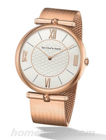 梵克雅宝VCARO4G400男表Pierre Arpels系列-金色表带/表径42mm