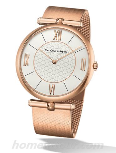 梵克雅宝VCARO4G600男表Pierre Arpels系列-金色表带/表径42mm