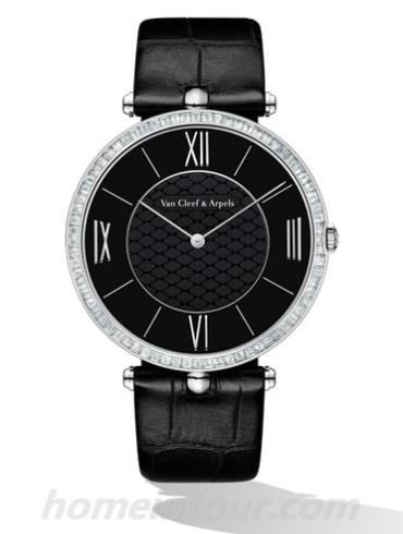 梵克雅宝VCARO4HY00男表Pierre Arpels系列-黑色表带/表径42mm