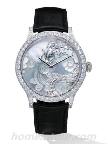 梵克雅宝VCARO4FG00男表非凡表盘腕表系列-黑色表带/表径42mm