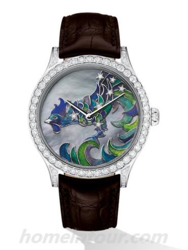 梵克雅宝VCARO4ID00男表非凡表盘腕表系列-深褐色表带/表径42mm