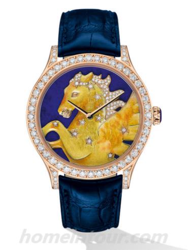 梵克雅宝VCARO4IG00男表非凡表盘腕表系列-海军蓝表带/表径42mm