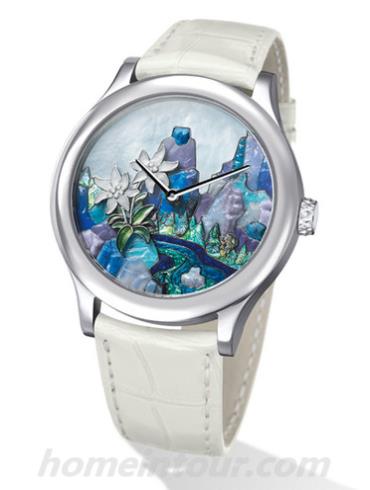 梵克雅宝VCARO30D00男表非凡表盘腕表系列-白色表带/表径42mm