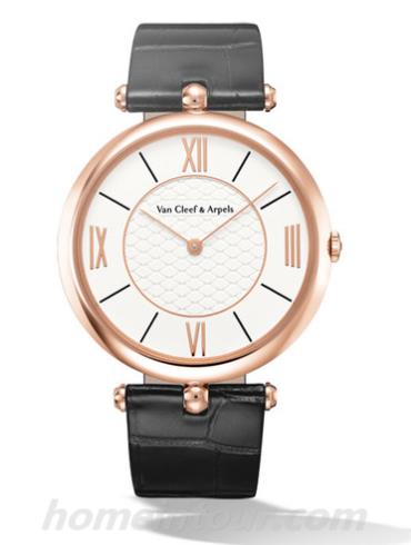 梵克雅宝VCARO3GO00男表Pierre Arpels系列-深褐色表带/表径42mm