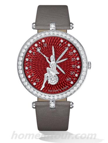 梵克雅宝VCARO3MA00女表诗意复杂功能系列-深灰色表带/表径38mm