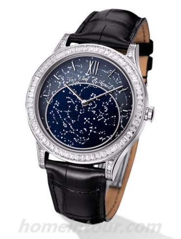 梵克雅宝VCARM96400男表诗意复杂功能系列-黑色表带/表径41mm