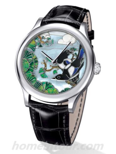 梵克雅宝VCARO30B00男表非凡表盘腕表系列-黑色表带/表径42mm